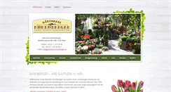 Desktop Screenshot of gaertnerei-ehrenberger.at